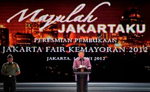 SBY BUKA  JAKARTA FAIR 2012