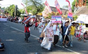 KARNAVAL HUT-165 BOYOLALI Jadi Ajang SKPD Beraksi dan Unjuk Gigi