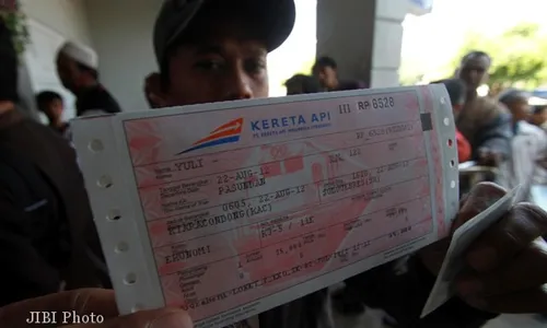 Tiket Kereta Lebaran Mulai Dijual