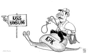 KARIKATUR: Kasus Hambalang