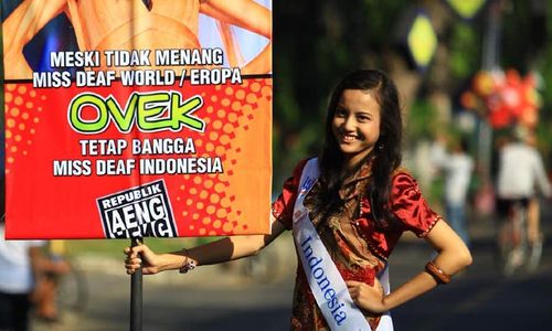 MISS DEAF: Meski Gagal, Ovik Tetap Berterima Kasih Kepada Solo