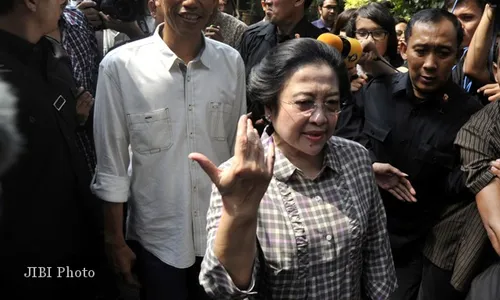 PILPRES 2014 : Megawati Bela Blusukan Jokowi