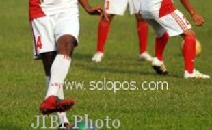 SEPAK BOLA JATENG Patok Tiga Laga Uji Coba