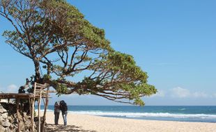 Wisatawan Pantai Pok Tunggal Tergulung Ombak Hingga Tak Sadarkan Diri