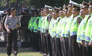 PENGAMANAN LEBARAN: Ratusan Polisi Siap Amankan Lebaran