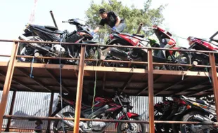 119 Motor Pemudik Tiba di Solo