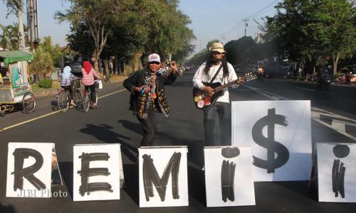  Dukung Penghapusan Remisi bagi Koruptor, Warga Solo Gelar Aksi