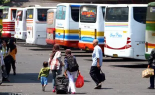 MUDIK LEBARAN 2014 : Terminal Jombor Siapkan 250 Bus untuk Pemudik