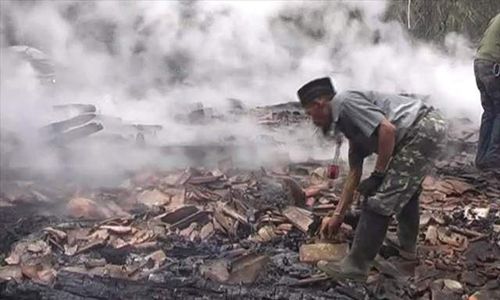  Ditinggal Rewang, Rumah Padi Ludes Terbakar