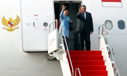 PRESIDEN BERTOLAK KE MONGOLIA