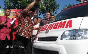 2 Mobil Ambulans PDIP Dioperasikan