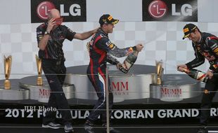 GP F1 Korea: Red Bull Finis 1-2 di Korea, Vettel Juara