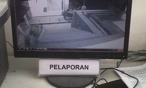 Garong di RS Grhasia Terekam CCTV