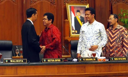 DPRD Restui Jokowi Bukan Walikota Solo Lagi