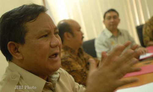 PRABOWO CAPRES : 4 Orang Mundur, Ini Dia Tim Prabowo-Hatta