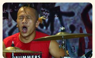 Sandy, Drummer Pas Band Buka Sekolah Musik di Solo