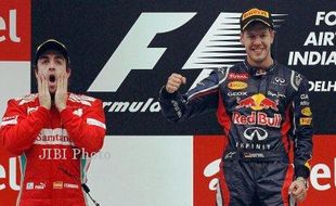 GP F-1 India: Vettel Cetak Quattrick