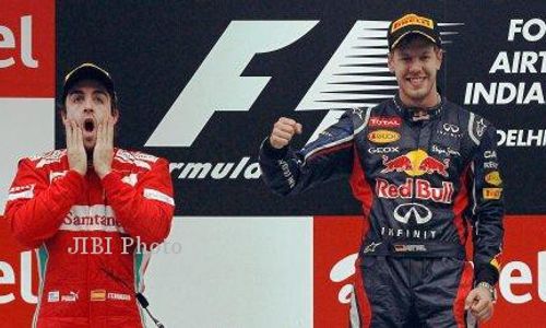 GP F-1 India: Vettel Cetak Quattrick