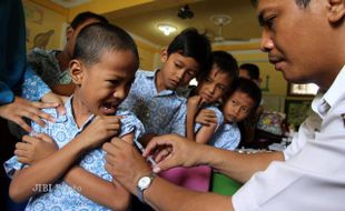 Selasa, Imunisasi Measless Rubella Mulai Dilaksanakan