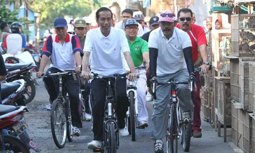 Jokowi Akan Ngantor Naik Sepeda