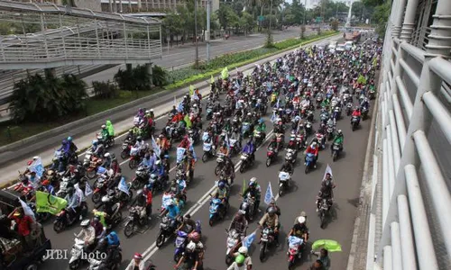 Ratusan Kendaraan Kampanye Kena Tilang