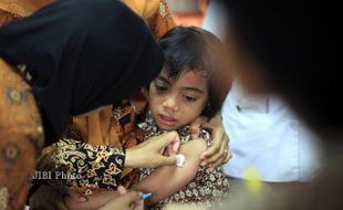 IMUNISASI MEASLESS RUBELLA : Dinkes Sebut Tak Ada Penolakan, Hanya Kurang Sosialisasi