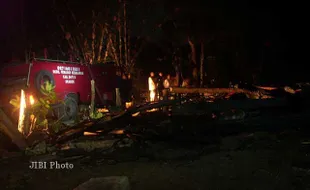 Ditinggal ke Sawah, 2 Rumah Warga Tanon Ludes Terbakar