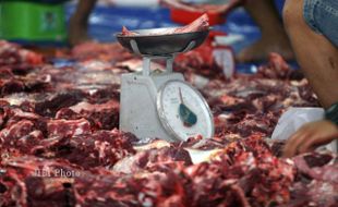 Di Solo, Pasokan Daging Sapi Turun Hingga 50%