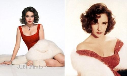 Lindsay Lohan Bermetamorfosis Liz Taylor