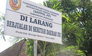 Penataan PKL di Wonogiri Kurang Maksimal, Kesemrawutan Masih Terlihat