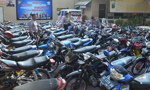 83 Motor Diamankan Pakai Knalpot Blombongan