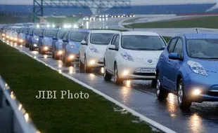   Nissan LEAF Pecahkan Rekor Konvoi Mobil Listrik Terbanyak