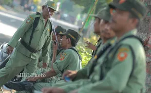 60% Linmas di Klaten Berusia Lanjut