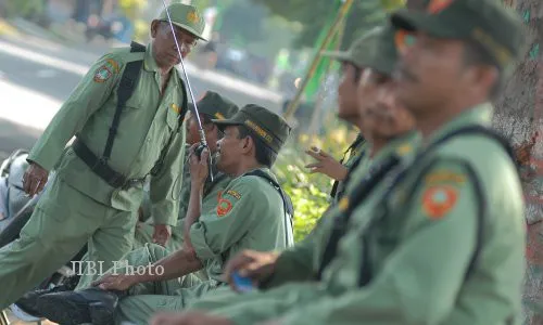 60% Linmas di Klaten Berusia Lanjut