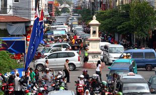 PERPARKIRAN SOLO : Pelaku Usaha Coyudan Minta Parkir Motor Ditata