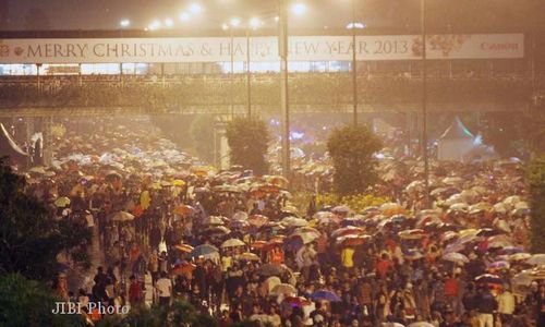 Car Free Night Jakarta Tinggalkan 7.150 Ton Sampah