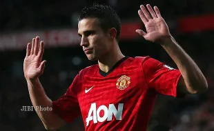 MU VS LIVERPOOL: Babak I MU Unggul Lewat Van Persie