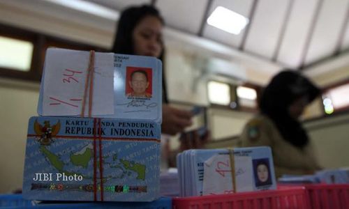   Kecamatan di Sukoharjo Bersiap Bagikan E-KTP