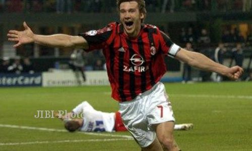 Shevchenko Gabung AC Milan Glorie Sambangi Indonesia