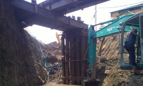 UNDERPASS MAKAMHAJI: Pelaksana Proyek Bantah Pengerjaan Molor