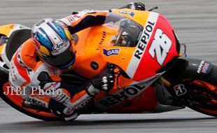 MOTOGP: Pedrosa Tetap Lebih Cepat Daripada Lorenzo dan Rossi