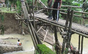  JEMBATAN PUTUS: DPU Sragen Ajukan Anggaran Perbaikan