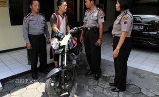 CURANMOR: Polsek Banjarsari Solo Bekuk Pencuri Spesialis Motor