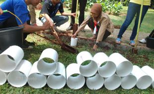 LINGKUNGAN HIDUP SOLO : 2017, Solo Ditarget 1 Juta Lubang Biopori