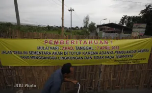 PENGUMUMAN PENUTUPAN JALAN