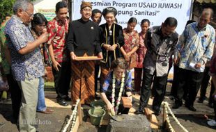 AS Luncurkan Kampung Sanitasi di Semanggi