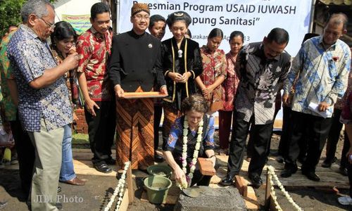 AS Luncurkan Kampung Sanitasi di Semanggi