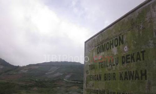 UPDATE SIAGA DIENG : 4 Rekomendasi Ini Harus Diperhatikan Warga Dieng