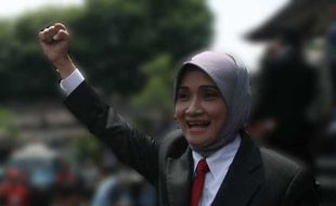 PRABOWO VS JOKOWI : Isu Rustriningsih Dukung Prabowo Menguat, Hatta Tak Bisa Memastikan