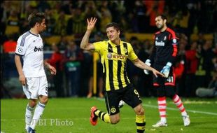 BORUSSIA DORTMUND Vs REAL MADRID : Lewandowski Quattrick, Dortmund Hancurkan Madrid 4-1